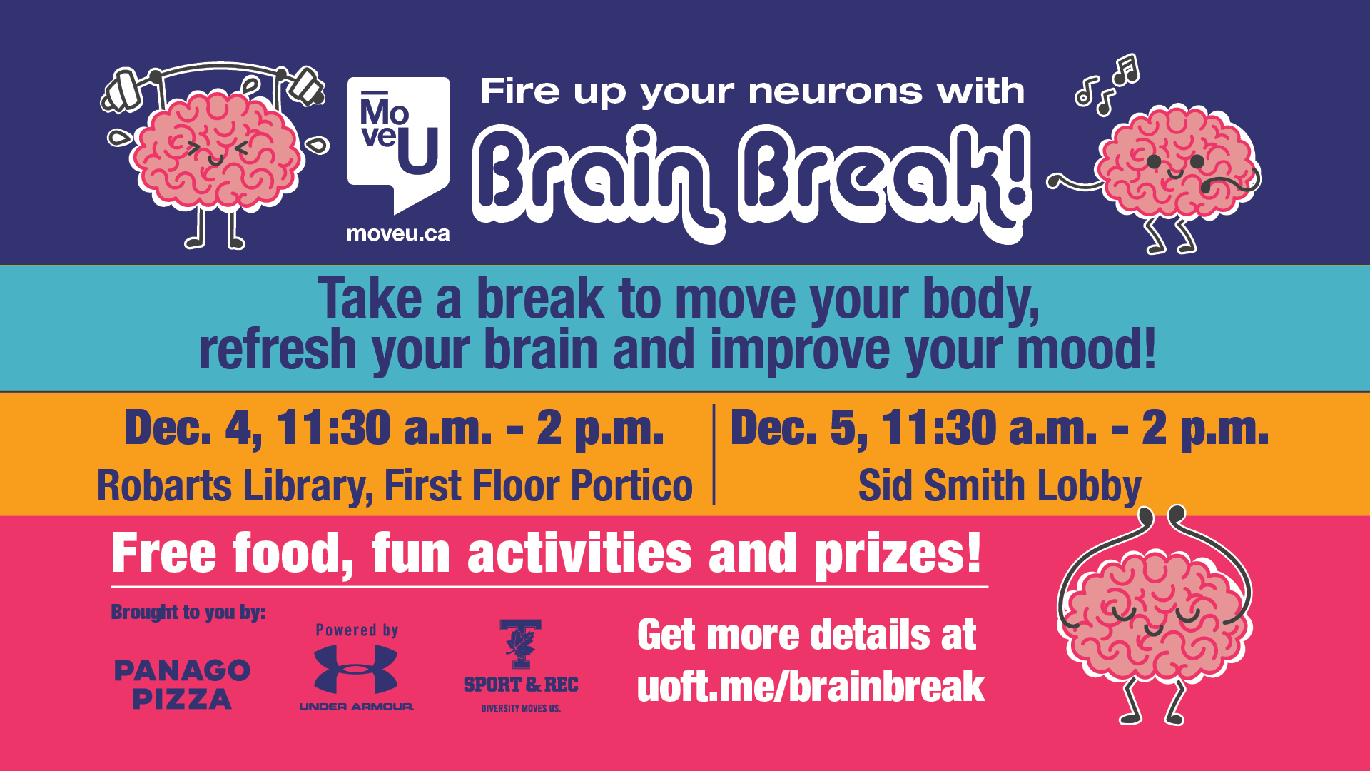 Learn more about Brain Break happening December 4 and 5