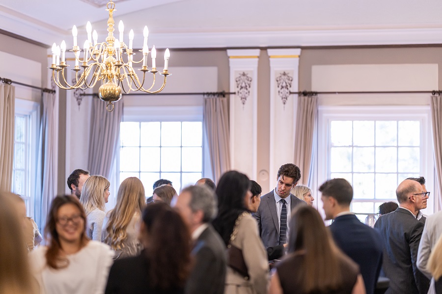 graduation reception at faculty club