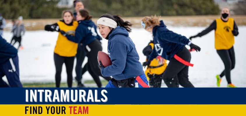 Find your team and learn more about intramurals!