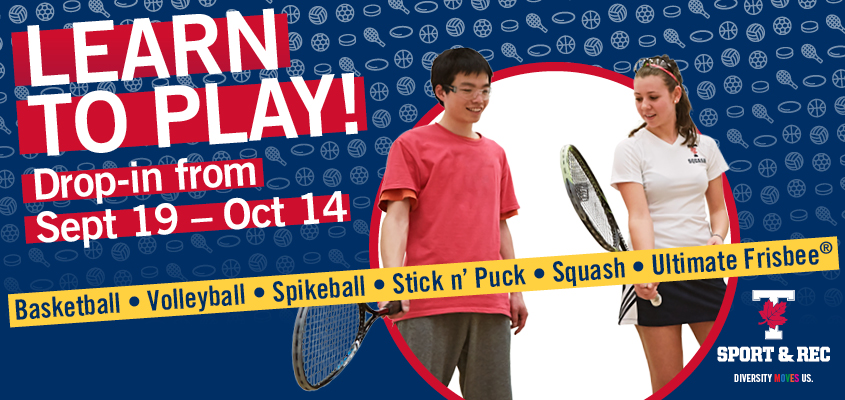 Graphic banner to promote new Learn To Play program
