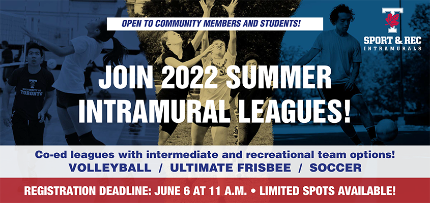 Summer intramurals web banner image