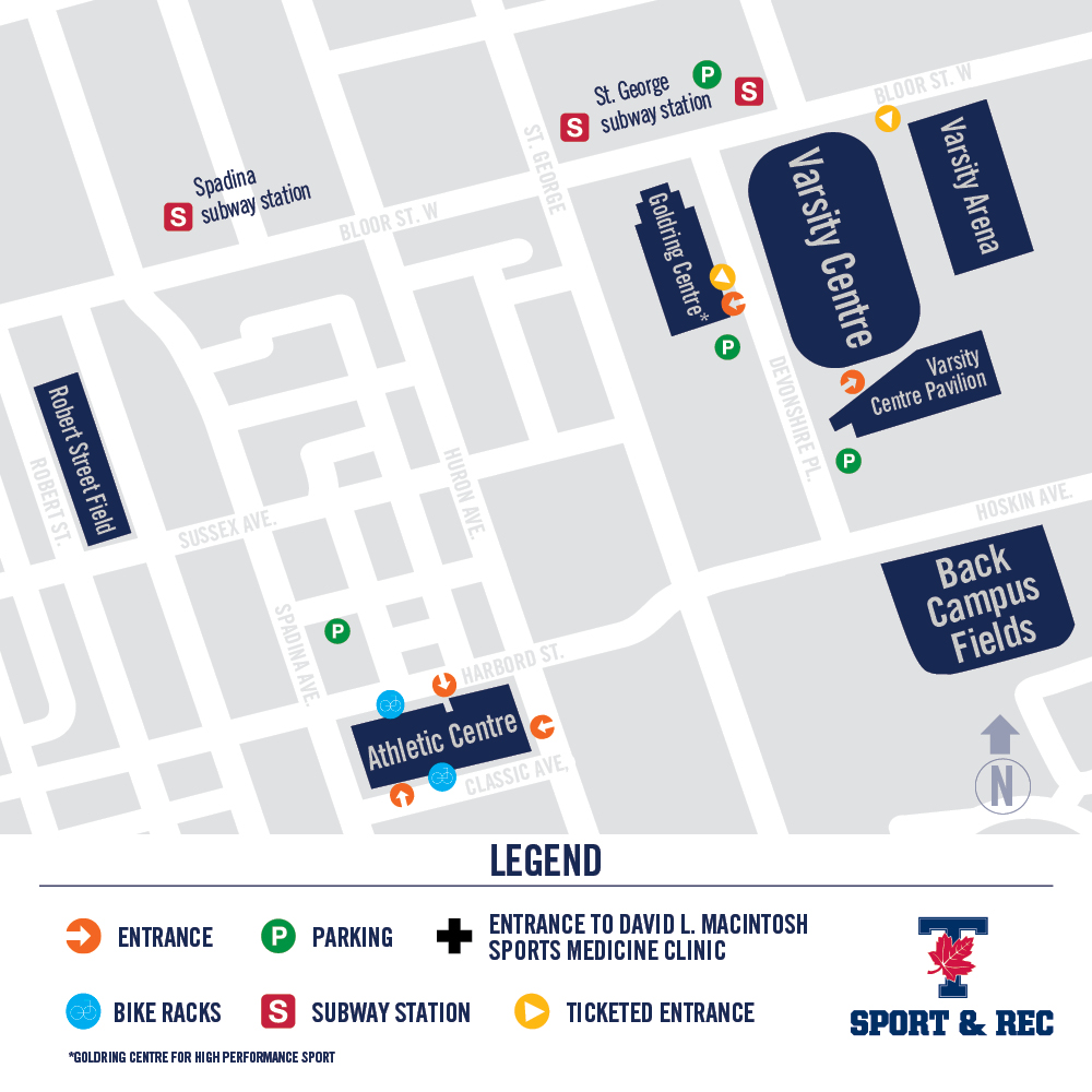 Directions to Facilities - University of Toronto Athletics