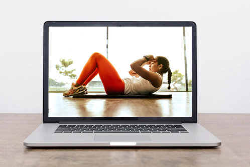 laptop-front-view-workout