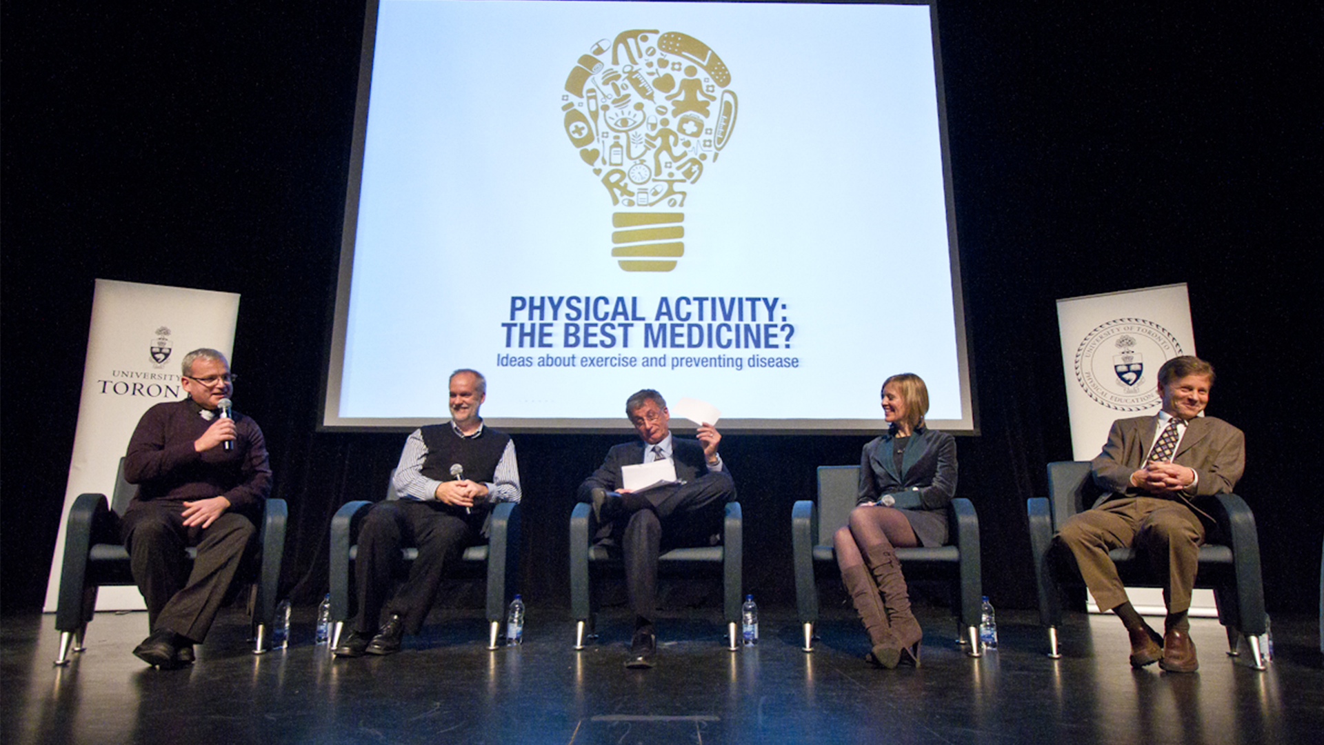 Panelists of the event, Physical Activity: The Best Medicine?