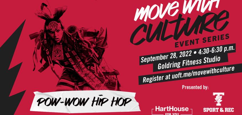 Move with Culture Banner in black and red