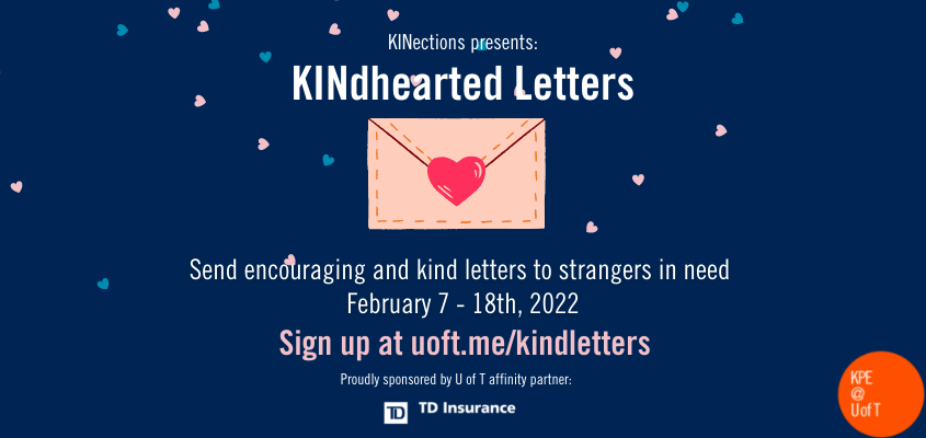 pink envelope with heart seal, accompanied by event title, date, registration link and sponsor/organizational logo