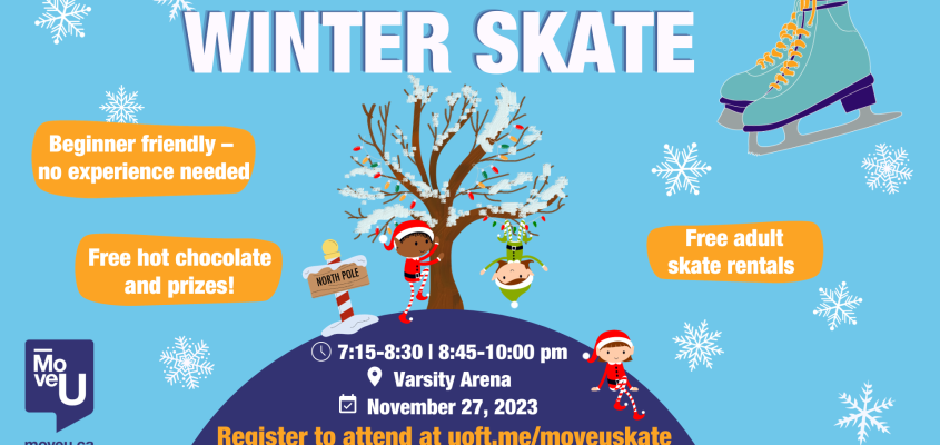 Winter skate promotional poster