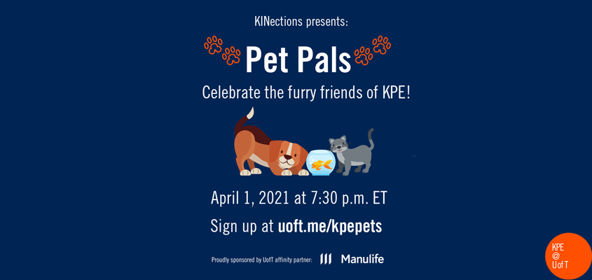 graphic with event title, date and illustrated cat and dog
