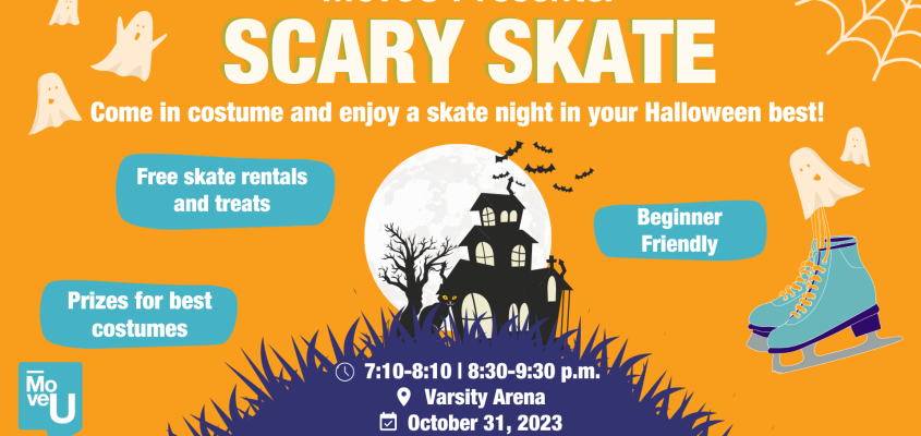 scary skate poster