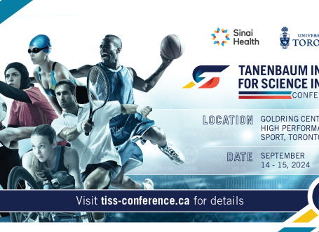 Promotional graphic with a collage of athletes that reads Tanenbaum Institute for Science in Sport Conference; Goldring Centre for High Performance Sport, Toronto; September 14–15, 2024